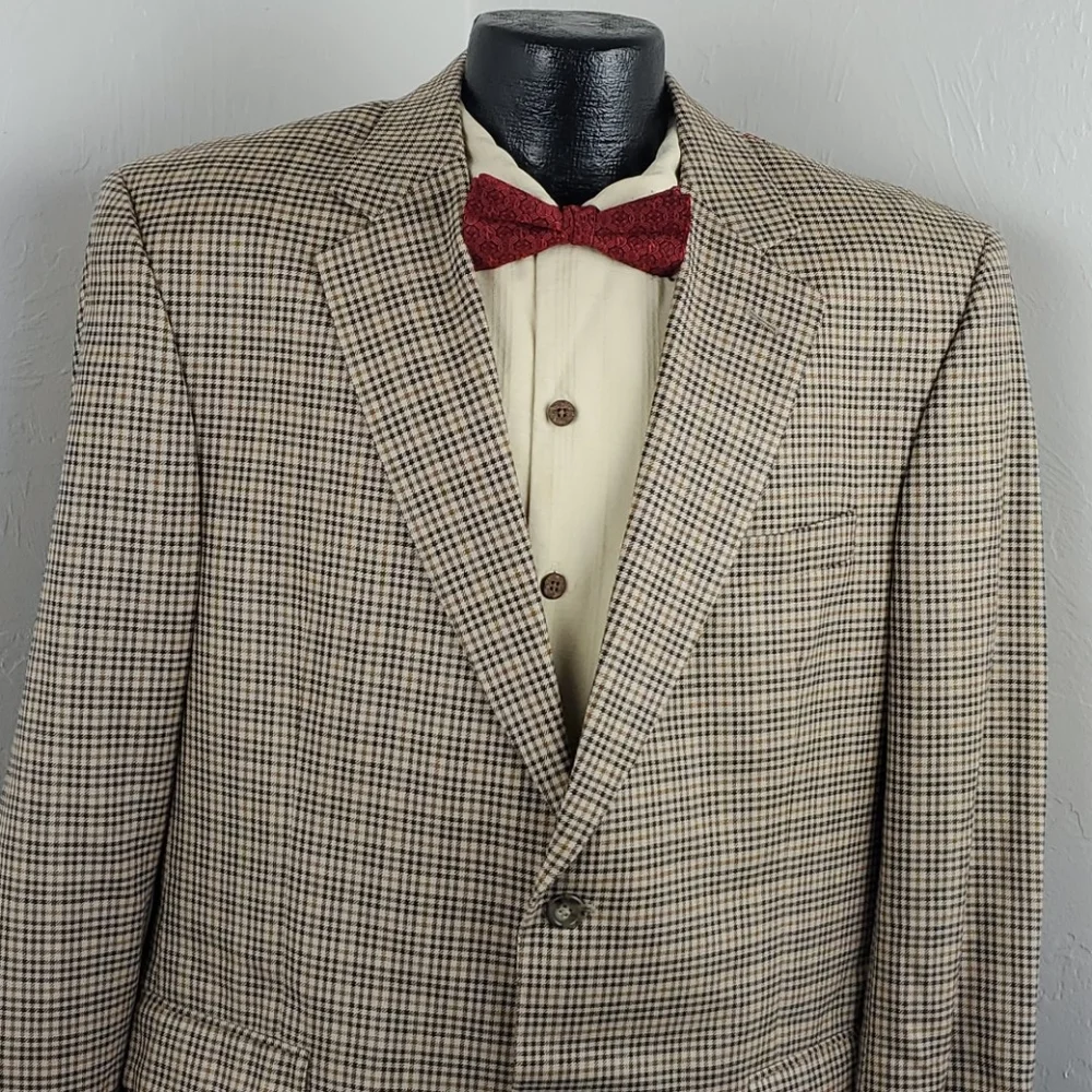 Jos. A. Bank Gordon Blazer 42R Men’s Silk-Wool Two-Button Full Lining Classic